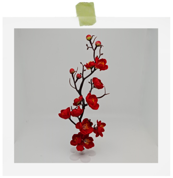 Orchideen Rot  ( Kunststoff)